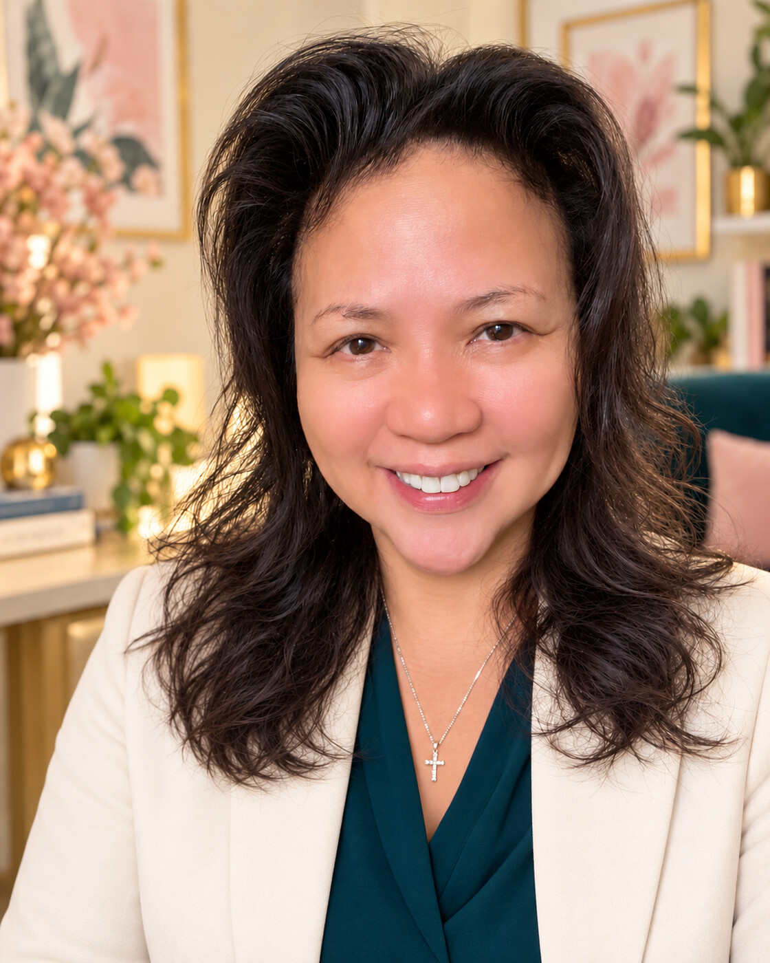 Professional portrait of Gina Marie smiling